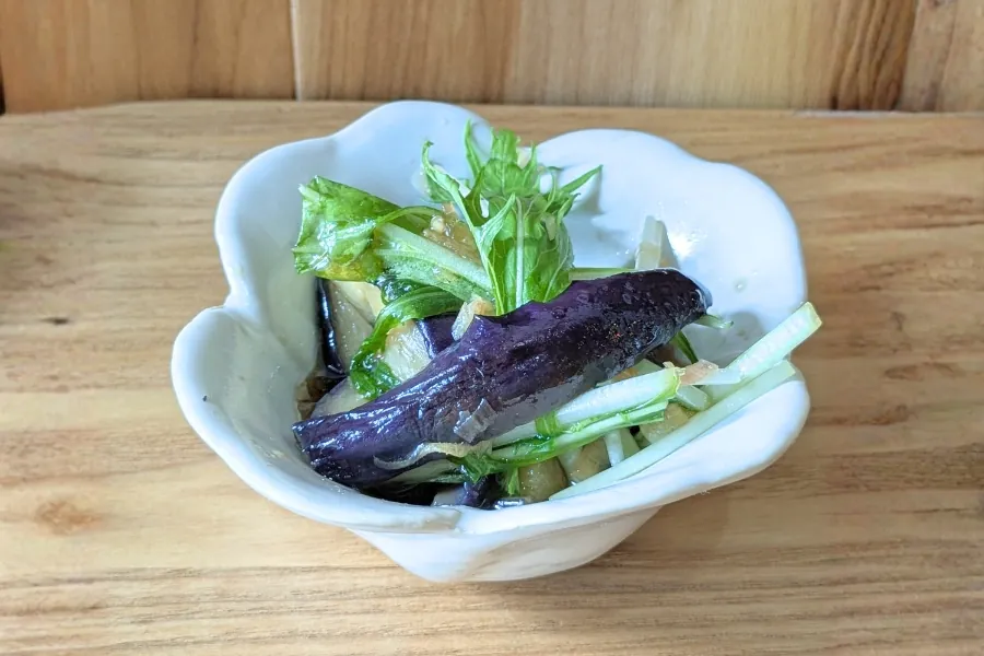 茄子の揚げびたし